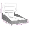  fekete polyrattan napágy összecsukható tetővel 200x114x128 cm