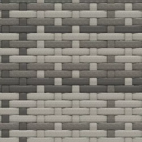  3 részes szürke polyrattan kerti ülőgarnitúra párnákkal