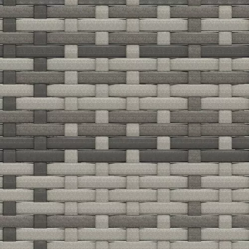  2 részes szürke polyrattan kerti ülőgarnitúra párnákkal