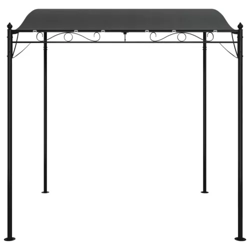  antracitszürke szövet és acél pavilon 2 x 2,3 m 180 g/m²