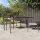  Kerti Étkezőasztal Szürke 190x90x75 cm Polirattan