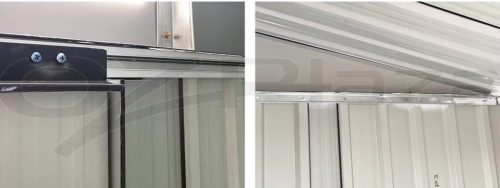 Archer stabil fém kerti tároló 8000 - 258cm x 313cm 8m2 magasított kivitel