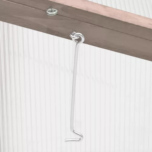  szürke fenyőfa melegház 110 x 58,5 x 39 cm