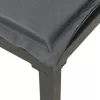 4 részes fekete és szürke polyrattan kerti ülőgarnitúra