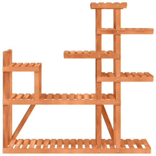  tömör fenyőfa virágtartó állvány 110x25x111 cm