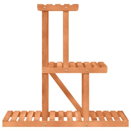  tömör fenyőfa virágtartó állvány 81 x 25 x 75,5 cm