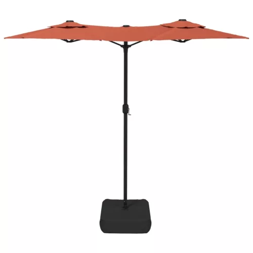  terrakotta dupla tetős napernyő 316x145 cm