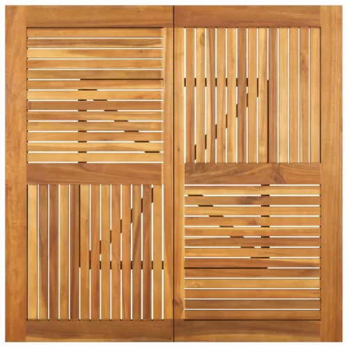  tömör akácfa kerti asztal 110 x 110 x 75 cm