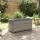  barna polyrattan kerti pad párnával 116 x 46 x 57 cm