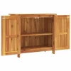  tömör akácfa kerti szekrény 75 x 35 x 70 cm