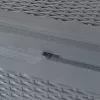  szürke PP rattan kerti tárolóláda 180 L