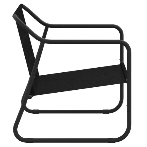  kétszemélyes antracitszürke acél kerti pad párnával