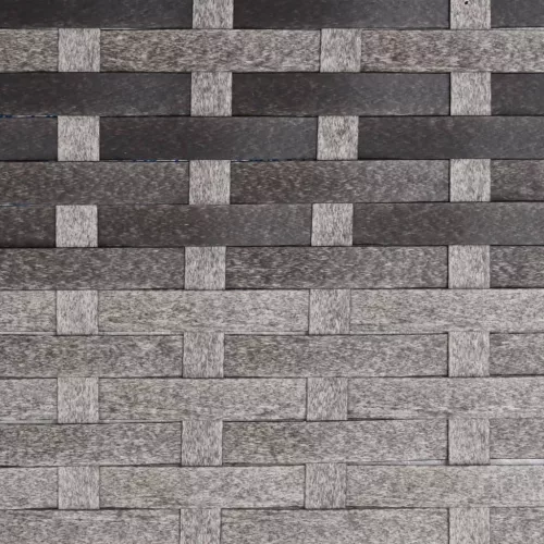  2-személyes szürke polyrattan kerti pad