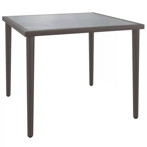 3 részes szürke polyrattan kerti ülőgarnitúra párnákkal