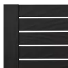  2 db fekete polipropilén napozóágy 155 x 58 x 83 cm