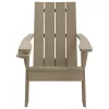  világosbarna polipropilén kerti adirondack szék 75x88,5x89,5 cm