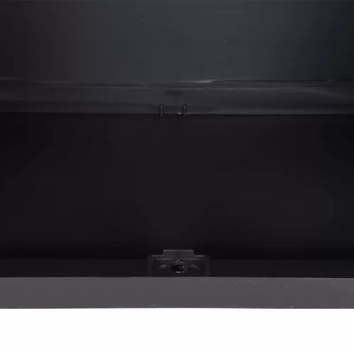  szürke és fekete PP kültéri tárolószekrény 65 x 37 x 85 cm