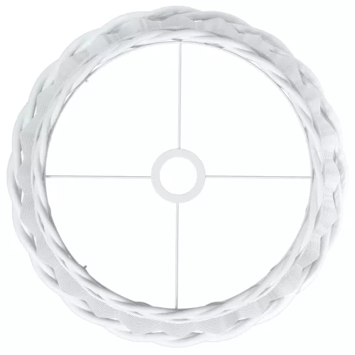  fehér fonott mennyezeti lámpaernyő Ø40 x 26 cm