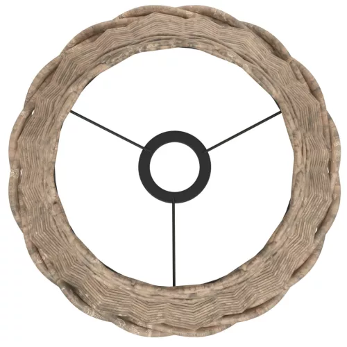  barna fonott mennyezeti lámpaernyő Ø30 x 20 cm