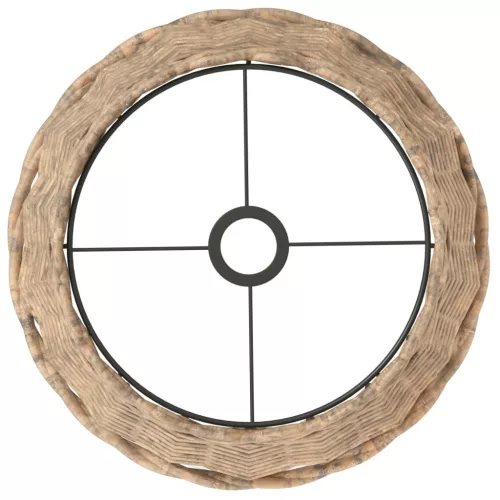  barna fonott mennyezeti lámpaernyő Ø38 x 23 cm