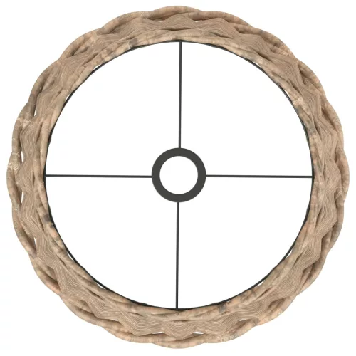  barna fonott mennyezeti lámpaernyő Ø40 x 26 cm