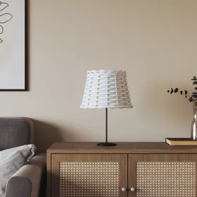  fehér fonott lámpaernyő Ø20x15 cm