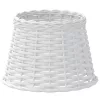  fehér fonott lámpaernyő Ø25x17 cm