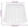 fehér fonott lámpaernyő Ø30x20 cm