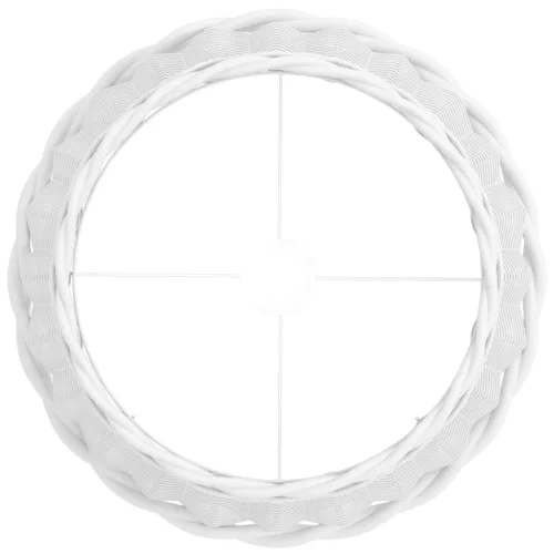  fehér fonott lámpaernyő Ø40x26 cm