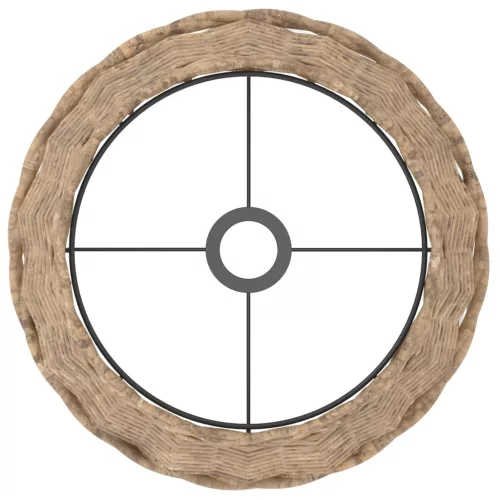  barna fonott lámpaernyő Ø38 x 23 cm