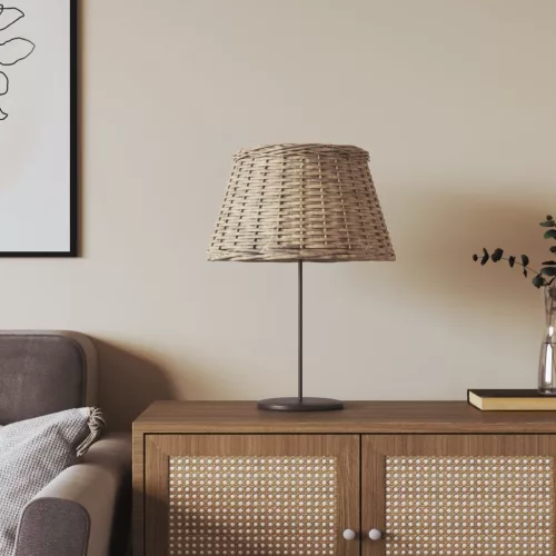  barna fonott lámpaernyő Ø50 x 30 cm