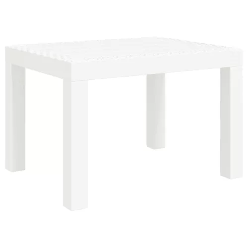  fehér PP kerti asztal 59 x 47 x 40 cm