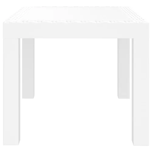  fehér PP kerti asztal 59 x 47 x 40 cm