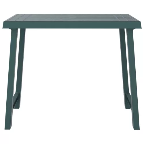  zöld fa hatású PP kempingasztal 79x56x64 cm