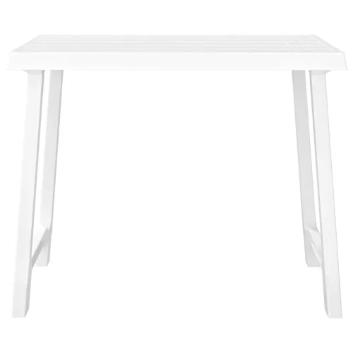  fehér fa hatású PP kempingasztal 79x56x64 cm