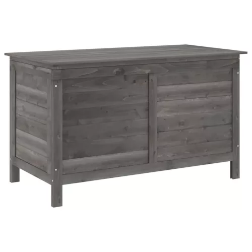  fehér tömör fenyőfa kerti tárolóláda 99 x 49,5 x 58,5 cm