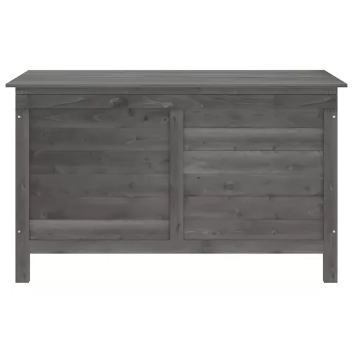  fehér tömör fenyőfa kerti tárolóláda 99 x 49,5 x 58,5 cm