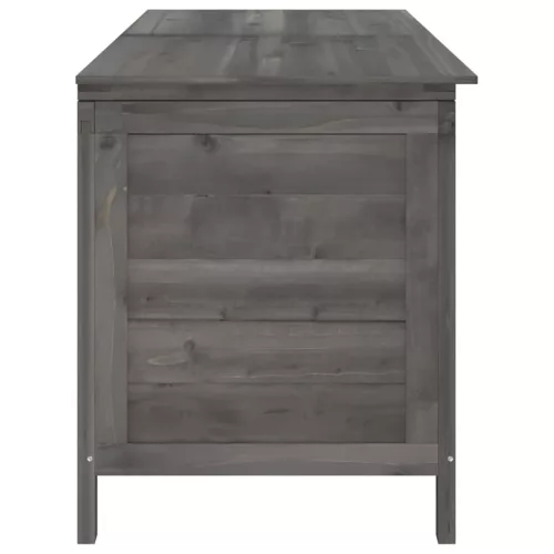  antracit tömör fenyőfa kerti tárolóláda 150 x 50 x 56,5 cm