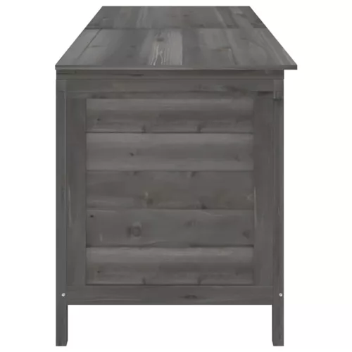  antracit tömör fenyőfa kerti tárolóláda 198,5 x 50 x 56,5 cm