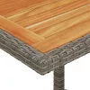  3 részes szürke polyrattan bisztrógarnitúra párnákkal