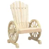  tömör fenyőfa kerti Adirondack szék