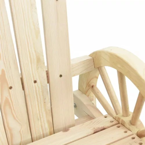  tömör fenyőfa kerti Adirondack szék