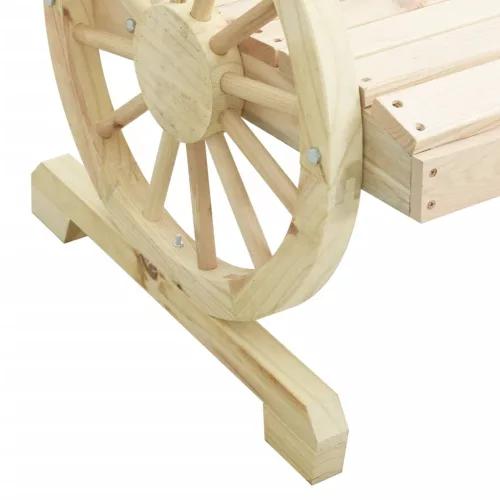 2 db tömör fenyőfa kerti Adirondack szék