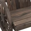  2 db tömör fenyőfa kerti Adirondack szék