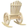  tömör fenyőfa Adirondack hintaszék