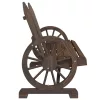 2 személyes tömör fenyőfa kerti Adirondack szék