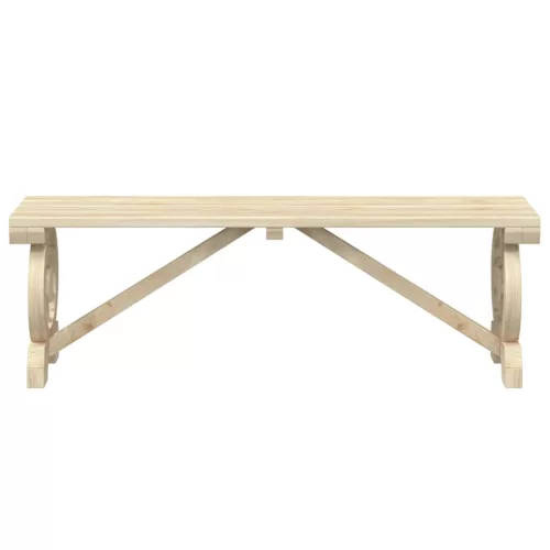  tömör fenyőfa kerti pad 115 cm