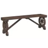  tömör fenyőfa kerti pad 115 cm