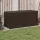  barna polyrattan kerti tárolóláda 283 L