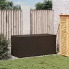  barna polyrattan kerti tárolóláda 283 L